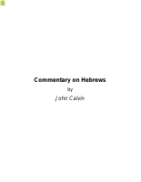 Hebrews (Commentary) - John Calvin.pdf